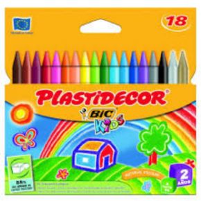 Pinturas Plastidecor 18 unidades